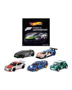 Diecast Model Cars Set Forza Motorsport Hot Wheels 5 Piece Collection
