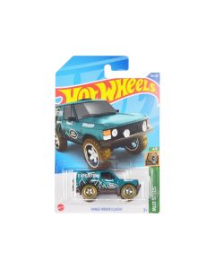 Diecast Model Car Land Rover Range Rover Classic Teal White Graphics Hot Wheels