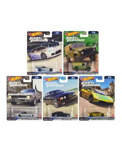 2023 Hot Wheels Diecast Model Cars Set - 5 Piece Fast & Furious Collection