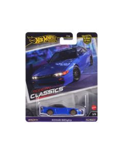 2023 Nissan SilEighty Blue Metallic Diecast Model Car Hot Wheels Modern Classics