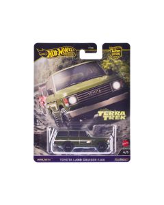 1983 Toyota Land Cruiser FJ60 Diecast Model Car Green Stripes Hot Wheels Terra Trek