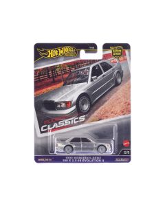 1990 Mercedes-Benz 190 E 2.5-16 Evolution II Diecast Model Car Silver Metallic Hot Wheels