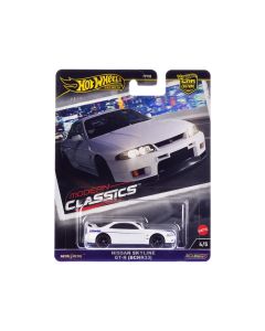 1995 Nissan Skyline GT-R BCNR33 Diecast Model Car Hot Wheels GReddy White