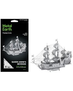 2023 Metal Earth Queen Anne's Revenge Ship Model Kit - Challenging Steel Build