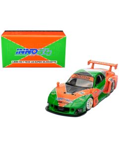 2024 Mazda RX7 FD3S LB Super Silhouette RHD Diecast Model Car 1/64 Green Orange