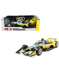 2025 Dallara IndyCar #21 Christian Rasmussen Splenda 1/18 Diecast Model Car - Ed Carpenter Racing