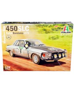 1979 Italeri 1/24 Scale Model Kit Mercedes-Benz 450 SLC Rallye Bandama Ivory Coast