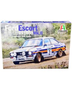 1981 Italeri 1/24 Scale Model Kit Ford Escort RS 1800 Mk.II #2 Lombard RAC Rally