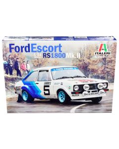 1979 Ford Escort RS 1800 Mk.II #5 Rallye Monte Carlo 1/24 Scale Model Kit by Italeri