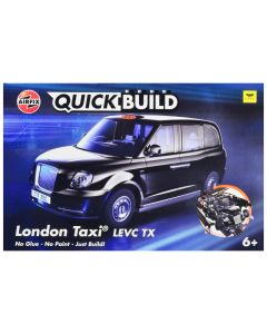 Model Kit 2023 Airfix Quickbuild London Taxi LEVC TX Black Snap Together Painted