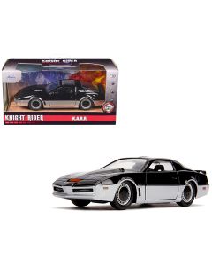 1982 K.A.R.R. Diecast Model Car - Black & Silver Knight Rider 1/32 by Jada