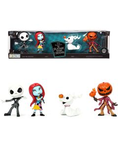 2022 Set of 4 Diecast Figurines 2.5 Nightmare Before Christmas Metalfigs Jada