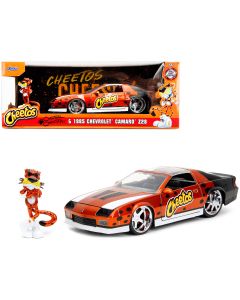 1985 Chevrolet Camaro Z/28 Orange Metallic Diecast Model Car Jada Hollywood Rides 1/24