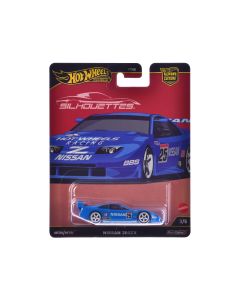 2023 Hot Wheels Racing Nissan 300ZX #25 Diecast Model Car Blue Silhouettes Series