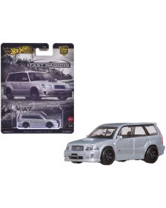 2023 Subaru Forester STI Diecast Model Car - Silver Metallic Fast Wagons by Hot Wheels