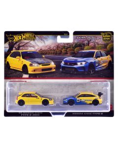 1999 Honda Civic Type R EK9 RHD Yellow Red Interior Diecast Model Hot Wheels  
Honda Civic Type R #95 Spoon Sports Blue Yellow Diecast Model Hot Wheels