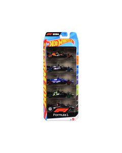 2024 Formula 1 Diecast Model Cars 5-Piece Set by Hot Wheels