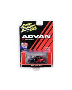 2000 Honda Civic ADVAN Yokohama Johnny Lightning 50th 1/64 Diecast Limited Edition
