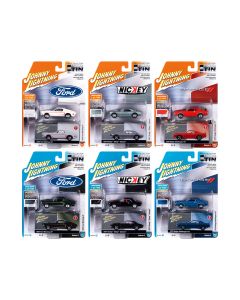 2021 Johnny Lightning 1/64 Diecast Model Cars Set of 6 Limited Edition Tin, 7140 Pieces