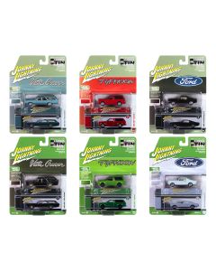 2025 Johnny Lightning Limited Edition 1:64 Diecast Model Cars Set of 6 in Collector's Tin