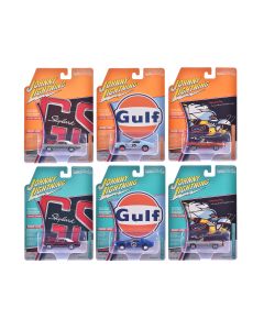 2025 Muscle Cars USA Set of 6 Diecast Model Cars 1/64 by Johnny Lightning