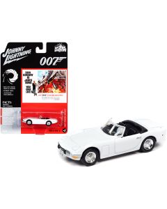1967 Toyota 2000GT Convertible White Diecast Model Car 1/64 Johnny Lightning - James Bond 007