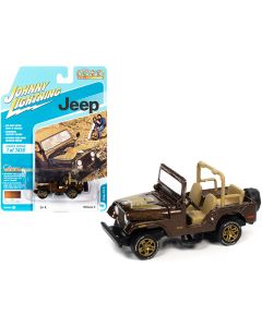 2023 Jeep CJ-5 Diecast Model Car 1/64 Limited Edition Mocha Brown Metallic