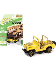 1975 Jeep CJ-5 Sunshine Yellow Diecast Model Car 1/64 Limited Edition Johnny Lightning