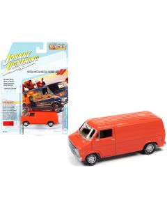 1976 Dodge Tradesman Van 1/64 Diecast Model Car - Limited Edition Red-Orange