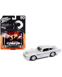 1995 Aston Martin DB5 RHD Diecast Model Car 1/64 Silver Metallic 007 GoldenEye