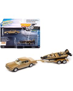 1980 Chevrolet Monte Carlo Limited Edition 1/64 Diecast Model Car - Gold Metallic, Tow & Go Series