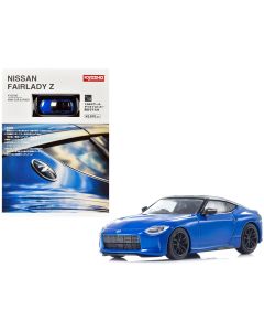 2023 Nissan Fairlady Z RHD Seiran Blue Black Top 1/64 Diecast Model Car Kyosho