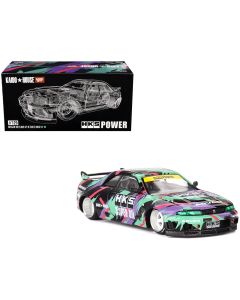 1995 Nissan Skyline GT-R R33 HKS V1 RHD Black Diecast Model Car by Mini GT