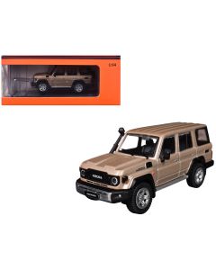 2023 Toyota Land Cruiser J76 Gold Metallic 1/64 Diecast Model Car GCD
