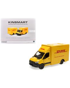 2023 Mercedes-Benz Sprinter Van DHL Yellow 1/48 Diecast Model Car Kinsmart