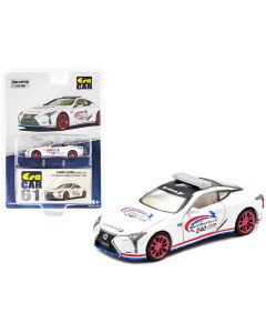 2023 Lexus LC500 Safety Car White - IMSA WeatherTech 240 Limited Edition 1/64 Diecast Model by Era, 960 pcs