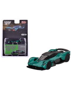 2023 Aston Martin Valkyrie 1/64 Diecast Model Car, Racing Green Metallic, Limited Edition