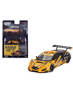 2023 Honda NSX GT3 EVO22 #18 Takashi Kobayashi Diecast Model Car 1/64 Mini GT Limited Edition