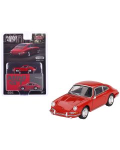 1963 Porsche 901 Limited Edition 1/64 Diecast Model Car - Signal Red, 4200 pcs Worldwide
