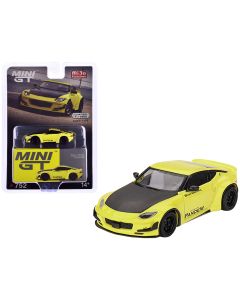 2023 Nissan Z Diecast Model Car 1/64 Limited Edition 4800 pcs Ikazuchi Yellow Carbon Hood Mini GT