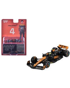 2023 McLaren MCL60 #4 Lando Norris 1/64 Diecast Model Car - Japanese GP F1 Limited Edition