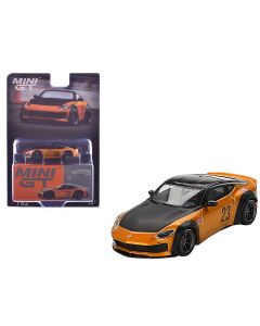 2023 Nissan Fairlady Z #23 LB-NATION WORKS 1/64 Diecast Model Car - Gold Metallic