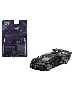 2023 Bugatti Vision Gran Turismo 1/64 Diecast Model Car Black Carbon Limited Edition
