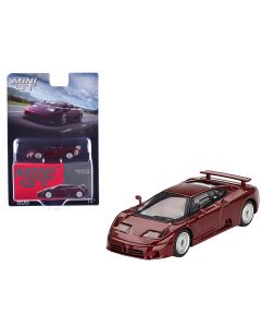 2023 Bugatti EB110 GT Diecast Model Car 1/64 Dark Red Metallic Limited Edition Mini GT