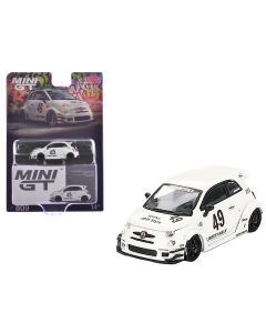 2023 ABARTH 595 #49 LB-Works x Abas Works Limited Edition 1/64 Diecast Model Car