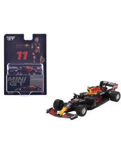 2021 Red Bull RB16B #11 Sergio Perez Winner F1 Azerbaijan GP Limited Edition 1/64 Diecast Model Car Mini GT