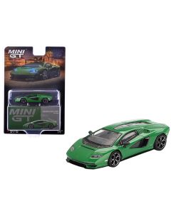 2023 Lamborghini Countach LPI 800-4 Verde Medio Diecast Model 1/64 Limited Edition