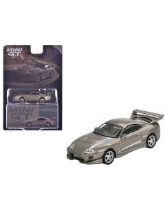 2023 Toyota Supra VeilSide Combat V-II 1/64 Diecast Model Car Gray Limited Edition