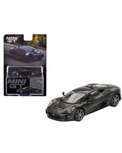 2023 Jaguar C-X75 Test Car Black Carbon Limited Edition 1/64 Diecast Model by Mini GT