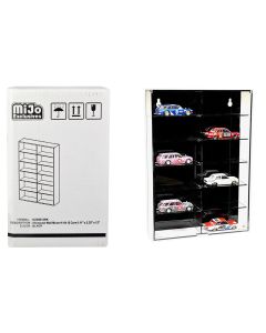 2023 Car Display Case Wall Mount, Black Back Panel for 1/64 Scale Models - Mijo Exclusives